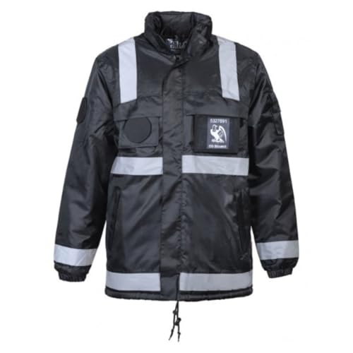 City Guard Coupe Vent fourré Polaire SECURITE Bandes rétro-réfléchissantes