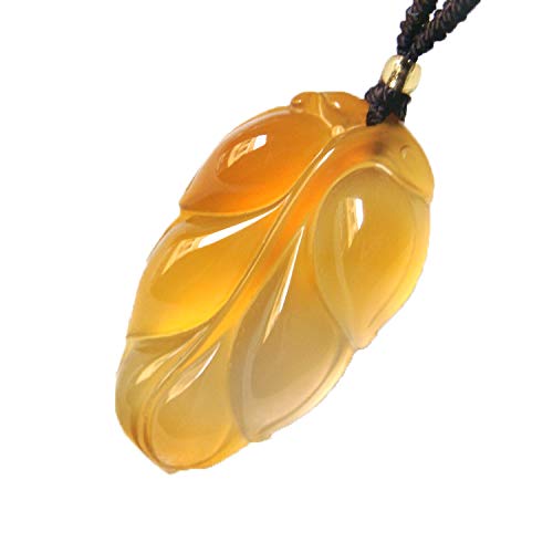 Collier pendant à feuilles de calcédoine pour sublimer vos tenues bohèmes d'été
