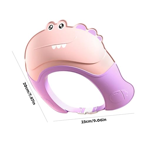 Touca de banho infantil para bebês, viseira para lavar cabelo de bebê - de touca de banho de desenho
