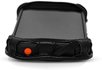 Miniatura 7 de Turtleback Funda ajustable diseñada para DuraForce Ultra 5G de piel negra con clip de cinturón de metal giratorio resistente, fabricado en Estados