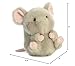 Aurora® Playful Rolly Pet™ Frisk Mouse™ Stuffed Animal - Compact Size for On-The-Go Fun - for Adults, Kids, Birthdays, and Anniversaries - Gray 5 Inches