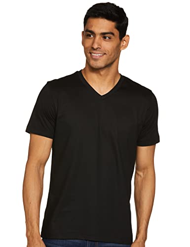 Image of F A S O Mens Organic Cotton V-Neck T-Shirt