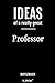 Produktbild Notizbuch für Professoren / Professor: Originelle Geschenk-Idee [120 Seiten liniertes blanko Papier]
