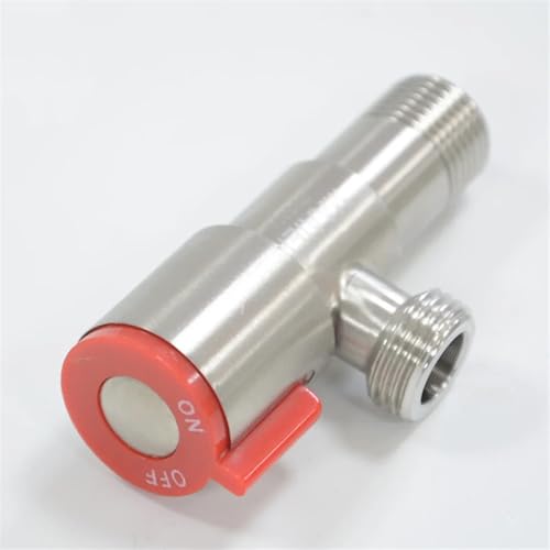 Válvula triangular de acero inoxidable G1/2 para baño y fontanería 7