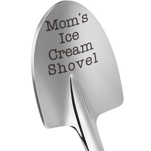 Engraved Mom's Ice Cream Shovel Spoon