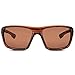 Hobie Mojo Float Polarized Sunglasses for Men and Women - UV Protection, Fashion for Womens and Mens, Rx Ready, Floatable, Lightweight & Durable - Shiny Brown Wood Grain Frame, Copper Lens