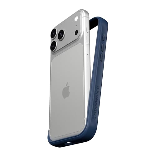 RhinoShield Phone Case Compatible with iPhone 17 Pro Max | Mod NX - Modular Protective Bumper Case Without Backplate Slim Design Shockproof with Military Grade Drop Protection - Navy Blue