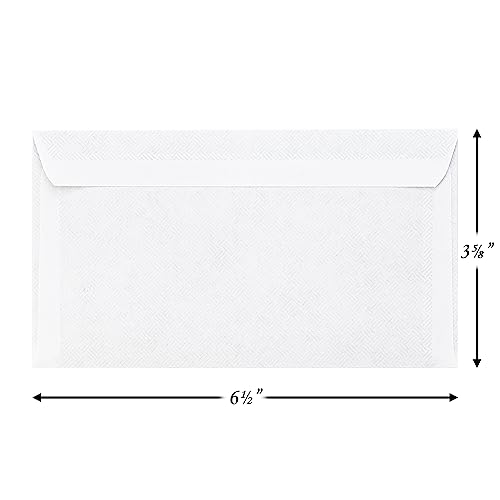 Mead #6-3/4 Envelopes, 3-5/8" x 6-1/2", Security Printed Lining for Privacy, Press-It Seal-It Self Adhesive Closure, White All-Purpose 20-lb Paper Mailing Envelopes, 500 Count (742021) by Mead - Image 7