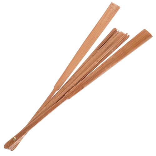 Baluue Marco de Abanico Plegable de Bambú 9 Pulgadas, Armazón para Abanico DIY Tradicional Chino, Material Resistente para Ventilador Portátil y Accesorio Decorativo de Mano