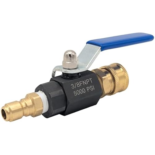 Ultimate Washer UW11-PWABV038 Pressure Washer Ball Valve Kit 3/8", 5000 PSI