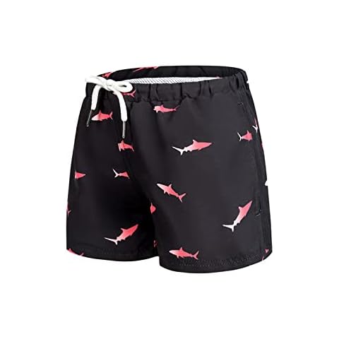 SERENYOU Kids Swimming Shorts Boys Quick Dry Swim Shorts Beach Board Swimsuit Trunks Cover