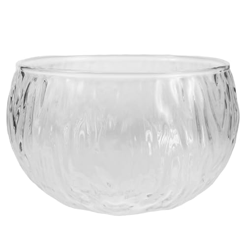 LIFKOME Cuenco Para Batir Matcha Accesorios De Té Japoneses Pequeño Recipiente De Vidrio Tazón De Té Verde Tazón Para Servir Matcha Bocadillos Transparent