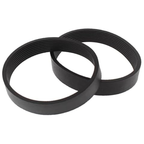FIND A SPARE 2x Pack Rubber Ribbed Drive Belt Cover