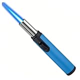 Butane Torch Lighter windproof lighters refillable lighters kitcheflame thrower gunn, dining room, picnic men's gifts (without gas) 10