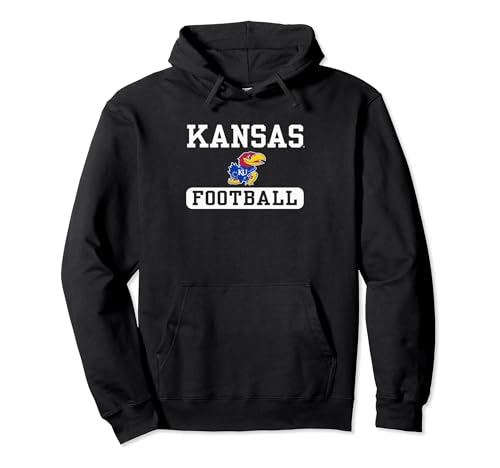 Kansas Jayhawks Football Officially Licensed Pullover Hoodie