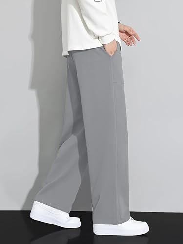 Image of Samfor Mid Rise Stretchable Baggy Track Pants for Men - Premium Polycotton Causal Baggy Fit Jogger