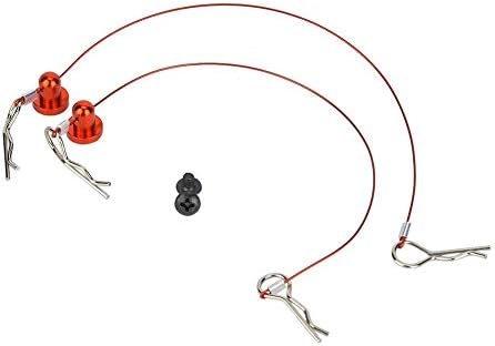 RC Body Shell Clip Pin, Metal Body Shell Clip Compatible with Traxxas/Hsp/Arram/Axial Ecx 1/10 RC Car(Red)