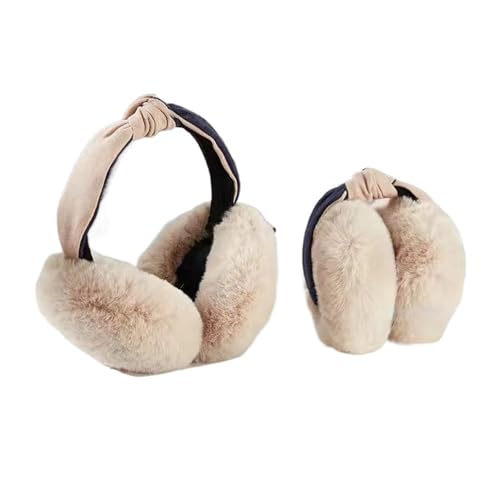 Cache-oreilles fausse fourrure femme doux pour sorties et marche