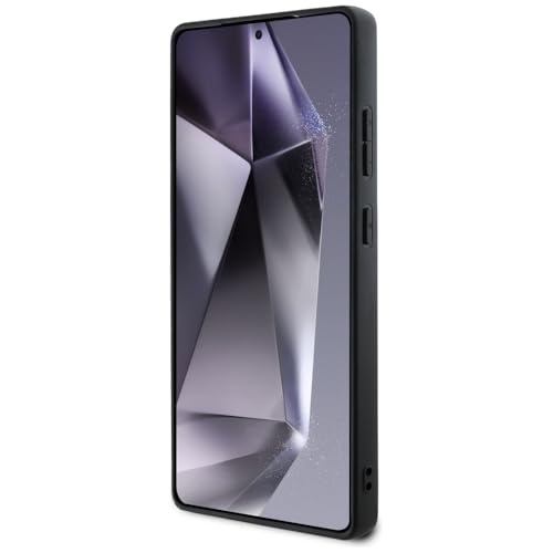 Image of CG MOBILE Guess [Official Licensed] 4G PU Case with Big 4G Logo & Classic Logo Protective Case /Cover Designed for Galaxy S25 Ultra - Black