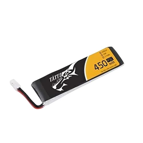 �h���[�����i Ace Tattu Lipo�o�b�e���[ 7.4V .6V 450mAh 1S 2S 3S 4S 75C 95C XT30/PH2.0�v���O�t�� �����O�T�C�Y RC�o�b�e���[ FPV���[�V���O�h���[���p(450mAh 1S 95C PH2.0)