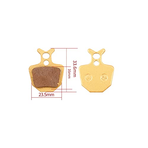 MEXITAL 2 works Sintered Disc Brake Pads fit for Formula ORO Hydraulic K18 K24 Puro Bianco S16-2, gold, no - Image 2