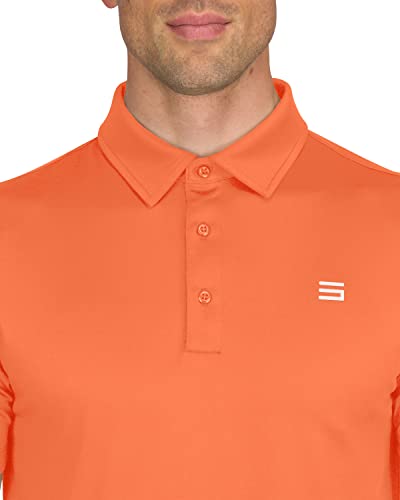 Men’s Untucked Golf Polo Shirts - The Perfect Length, Quick Dry, 4-Way Stretch Fabric. Moisture Wicking, Upf 50+ Protection #TOP3