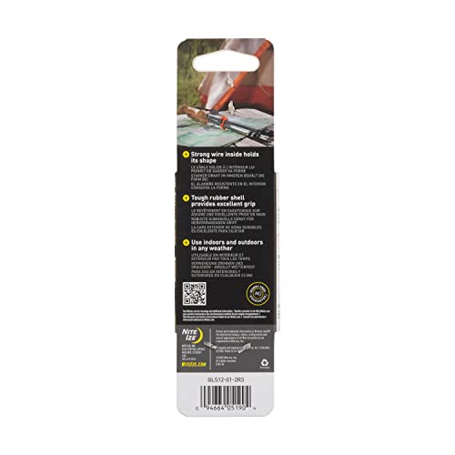 Nite Ize GLS12-01-2R3 Gear Tie Loopable, o laço de borracha reutilizável original com laço integrado