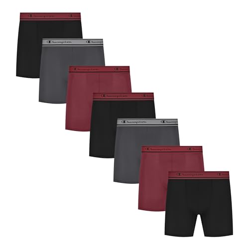 Champion Men's Performance Boxer Briefs 7-Pack