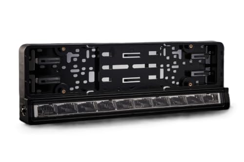 Soporte de matrícula LED antivibración para evitar roturas en grúas