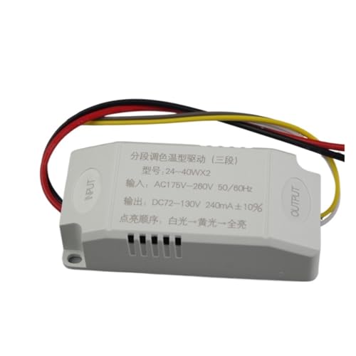 Ballast led 24-40W X2 tricolore pour plafonnier en cristal et lumière à gradation bicolore