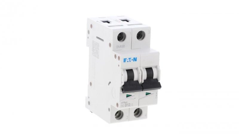 Eaton 278780 - Interruttore di protezione, 12A, 2P, D-Char