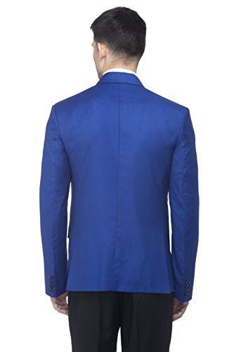 Image of FAVOROSKI Designer Men's Slim Fit Notched Lapel Single Breasted Solid Blazer