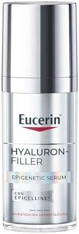 EUCERIN Hyaluron Filler Epigenetic Serum Anti-edad (30 ml) Sérum ligero de rápida absorción con Epicelline y Ácido Hialurónico facial, Adecuado para todo tipo de piel