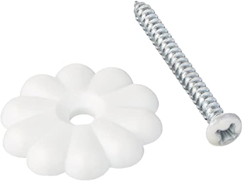DAONEG Mobile Home/RV Ceiling Rosettes - 250 Count, White, 1-1/8