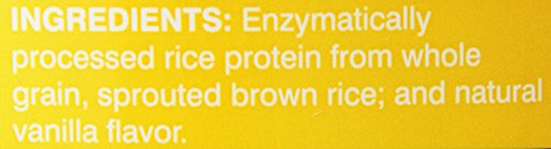 image for NutriBiotic – Vanilla Rice Protein, 3 Lb (1.36kg) | Low Carb, Keto-F