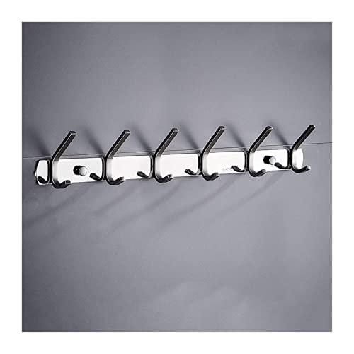 Patères porte-manteau muraux en acier inoxydable robuste pour un rangement chic