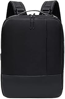 Mochila Executiva Multifuncional Slim Impermeável para Notebook 4 em 1 vira Maleta Executiva Bolsa Transversal ou Pasta de Mão com Detalhes em Couro PU de Resistente com Entrada USB