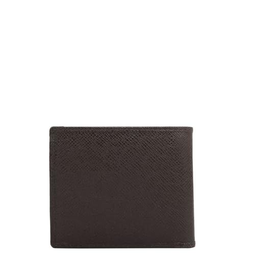 Image of Da Milano RFID Protected Leather Wallet for Men - Brown - Genuine Leather Bifold Wallet with 6 Card Slots, 2 Compartments & Slim Design