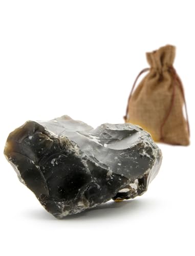 Martenbrown® Feuerstein pierre brute pour la survie voyage Je Feuerstarter Je silex je I silex silex pour Schlageisen Je silex âge de pierre I silex Moyen Age