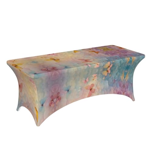 Nappe stretch élasthanne table 1,8m pour éliminer les plis sans repassage