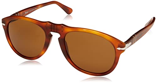 Ponte: Lunghezza 20 mm Persol MOD. 0649 Sun Occhiali da Sole, Unisex Adulto, Marrone (96/33), 54