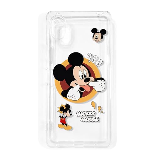 Xperia 10 VI �P�[�X �~�b�L�[�}�E�X �N���A �L�����N�^�[ ���� �ϏՌ� �y�E���^ ���ϖh�~ Qi�������C�����X�[�d TPU�o���p�[ ���� �ی�J�o�[ �X�}�z�P�[�X (Xperia 10 VI)