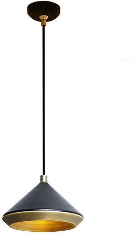 Suspension moderne noire lustre triangulaire couloir et séjour