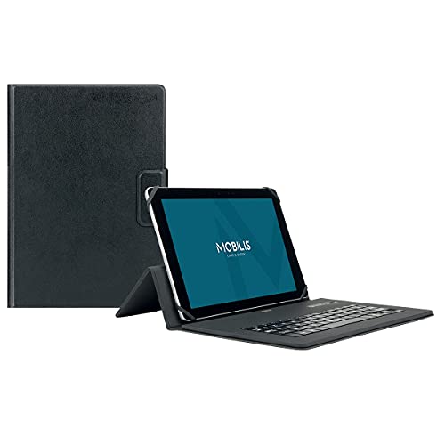 MOBILIS Coque de Protection Folio Universelle avec Clavier Bluetooth français 9-11'