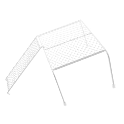 Milisten 1 Set Chicken Feeding Supplies Wire Chicken Feeder Chicken Coop Outdoor Chicken Cage Bird Iron Chicken Platform Chick Feeding Holder Platform White Stainless Steel -  N56W2V224507Q3