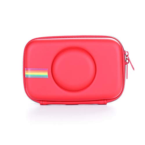 ORETG45 Bolso para cámara Exterior Retro Impermeable cenamiento Colorido Funda Protectora Funda EVA Portátil a Prueba Golpes Moda para Polaroid Snap Touch(Rojo)