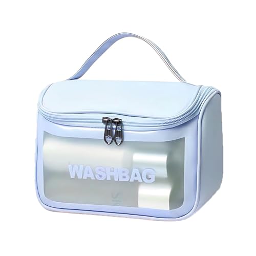 SWAZE Premium Makeup Pouch, Cosmetic Organizer Bag, Vanity Bag, Makeup Kit Bag, Travel Cosmetic Pouch, Toiletries Organiser Storage Pouch – Portable Make Up Bag for Women, Wash Bags, Korean Makeup Bag