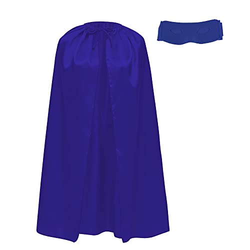 Capa y Antifaz Superheroe para Niños Grandes y Adolescentes, Capas Superheroes 90 cm de Largo para...