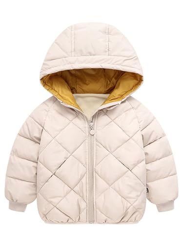 Kaerm Kids Toddler Boys Girls Outerwear Tops Long Sleeves Zipper Hoodie Jacket School Casual Wear Coat
