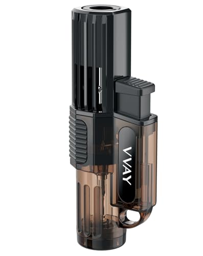 VVAY Jet Flame Torch Lighter Gas Butane Refillable (Sold Without Gas)